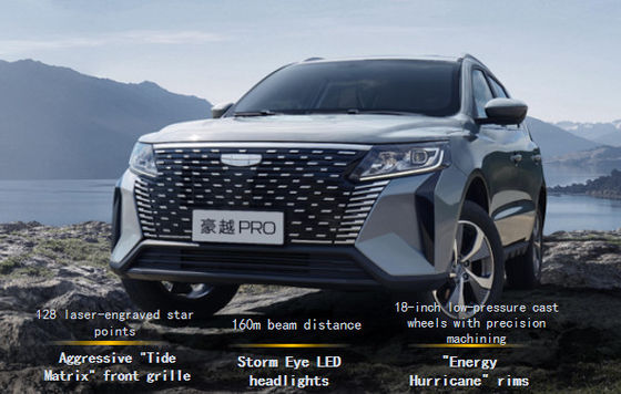 Orta Boyutlu Crossover SUV Geely Haoyue Pro 2025 Yeni Enerji Elektrikli EV Aracı