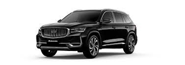 En son Geely Manjaro 2025 SUV Araba Siyah Renk 2.0L 4 Silindirli Motorlu